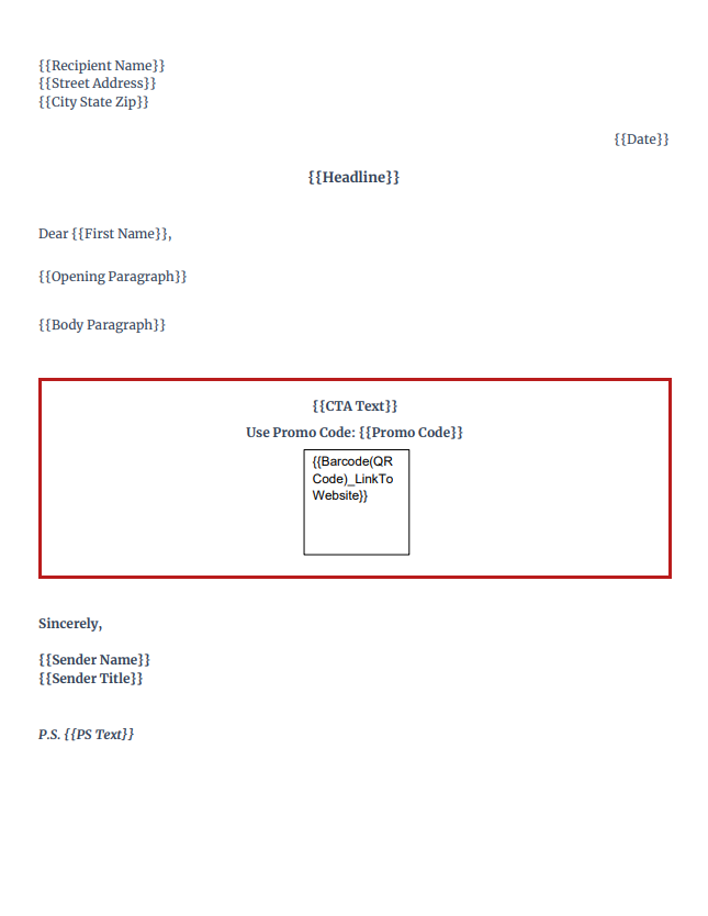 Direct Mail Marketing Campaign